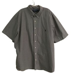 Ralph Lauren classic fit gingham button down shirt 2XB‎